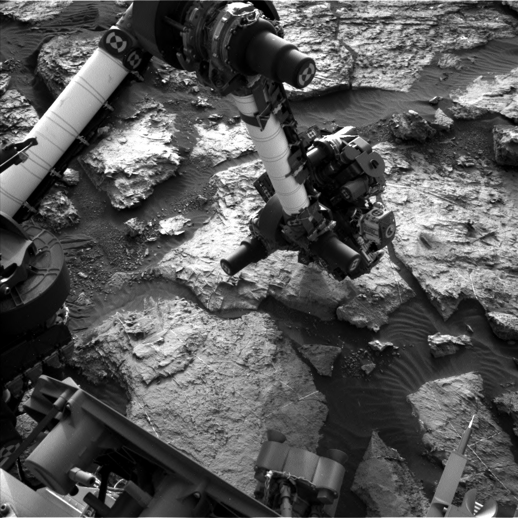 Nasa's Mars rover Curiosity acquired this image using its Left Navigation Camera on Sol 1491, at drive 2046, site number 58