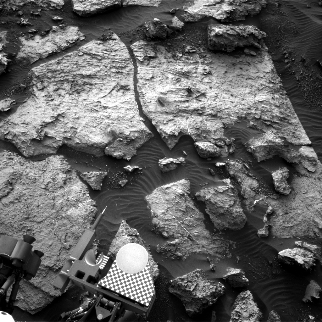 Nasa's Mars rover Curiosity acquired this image using its Right Navigation Camera on Sol 1491, at drive 2046, site number 58