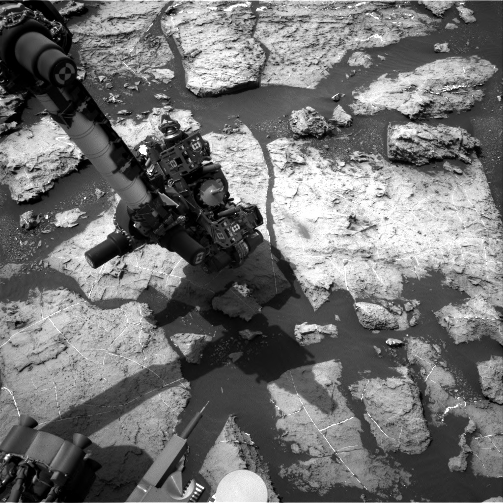 Nasa's Mars rover Curiosity acquired this image using its Right Navigation Camera on Sol 1492, at drive 2046, site number 58