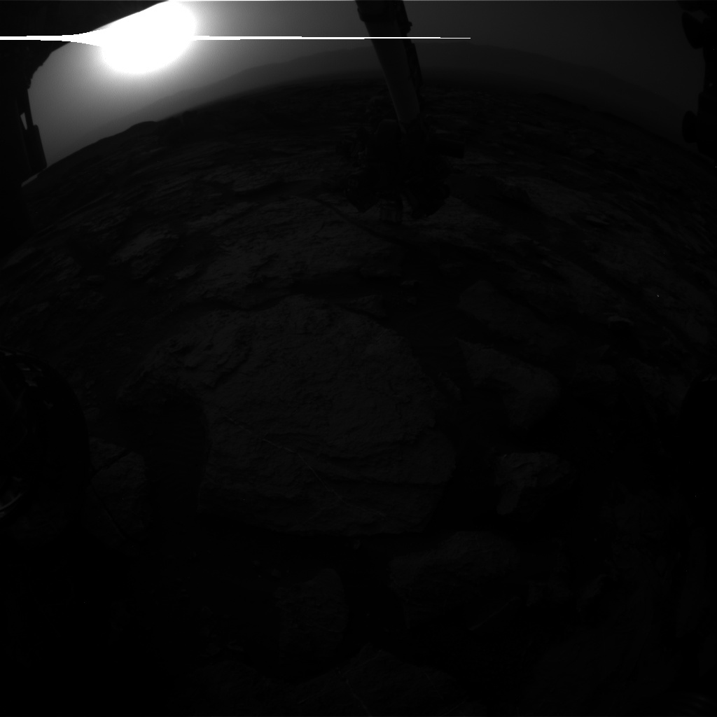 Nasa's Mars rover Curiosity acquired this image using its Front Hazard Avoidance Camera (Front Hazcam) on Sol 1493, at drive 2046, site number 58
