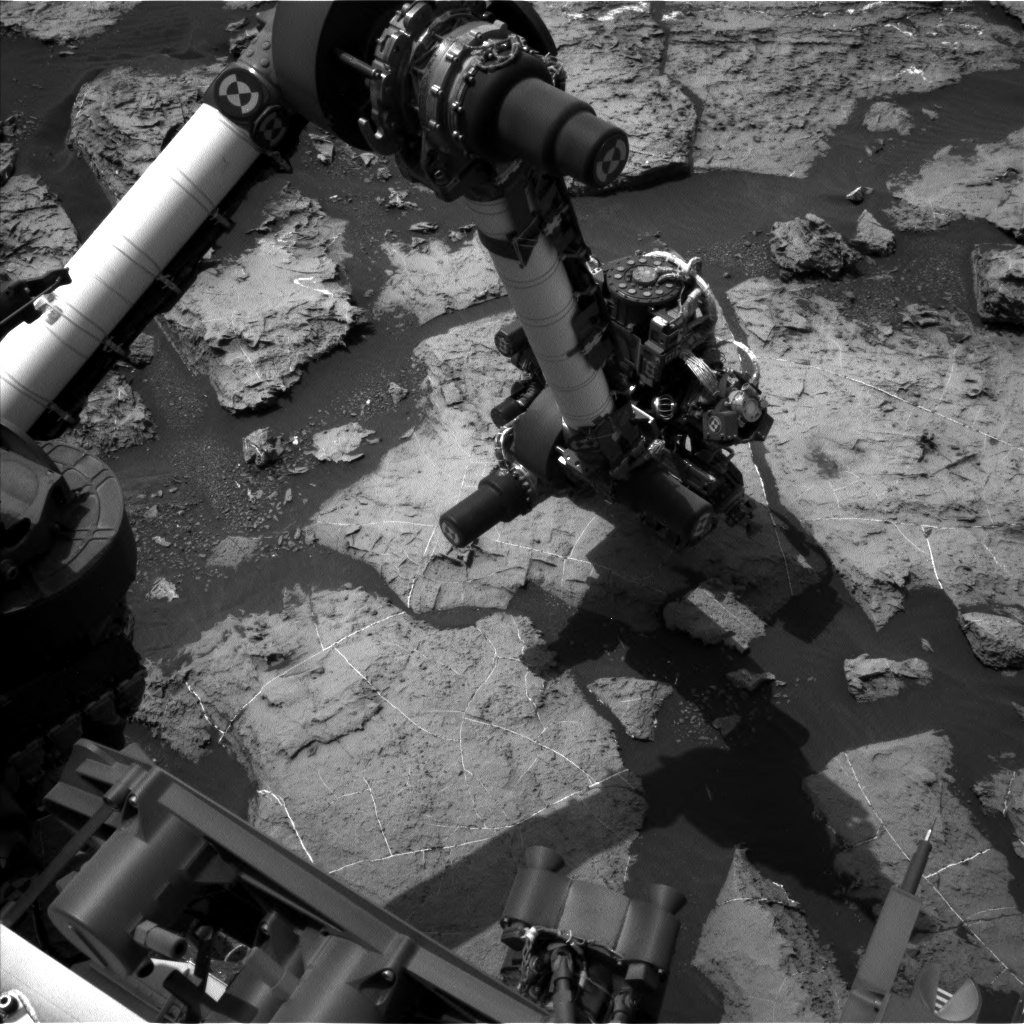 Nasa's Mars rover Curiosity acquired this image using its Left Navigation Camera on Sol 1495, at drive 2046, site number 58