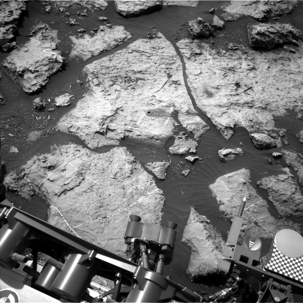 Nasa's Mars rover Curiosity acquired this image using its Left Navigation Camera on Sol 1495, at drive 2046, site number 58