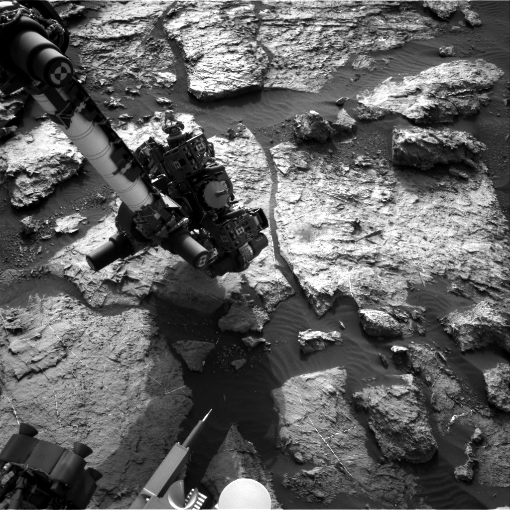 Nasa's Mars rover Curiosity acquired this image using its Right Navigation Camera on Sol 1497, at drive 2046, site number 58