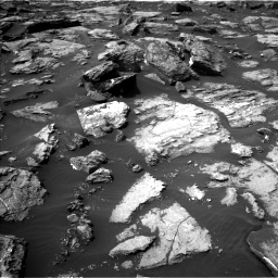 Nasa's Mars rover Curiosity acquired this image using its Left Navigation Camera on Sol 1499, at drive 2070, site number 58