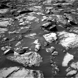 Nasa's Mars rover Curiosity acquired this image using its Left Navigation Camera on Sol 1499, at drive 2076, site number 58