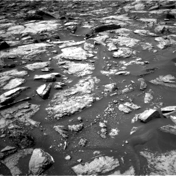Nasa's Mars rover Curiosity acquired this image using its Left Navigation Camera on Sol 1499, at drive 2088, site number 58