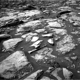 Nasa's Mars rover Curiosity acquired this image using its Left Navigation Camera on Sol 1499, at drive 2094, site number 58