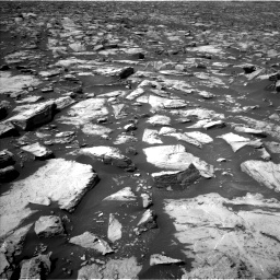 Nasa's Mars rover Curiosity acquired this image using its Left Navigation Camera on Sol 1500, at drive 2136, site number 58