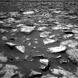 Nasa's Mars rover Curiosity acquired this image using its Left Navigation Camera on Sol 1500, at drive 2160, site number 58