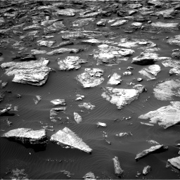 Nasa's Mars rover Curiosity acquired this image using its Left Navigation Camera on Sol 1500, at drive 2178, site number 58