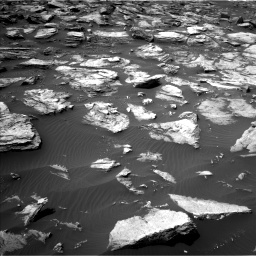Nasa's Mars rover Curiosity acquired this image using its Left Navigation Camera on Sol 1500, at drive 2196, site number 58