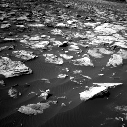 Nasa's Mars rover Curiosity acquired this image using its Left Navigation Camera on Sol 1500, at drive 2214, site number 58