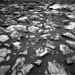 Nasa's Mars rover Curiosity acquired this image using its Left Navigation Camera on Sol 1500, at drive 2226, site number 58