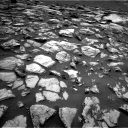 Nasa's Mars rover Curiosity acquired this image using its Left Navigation Camera on Sol 1500, at drive 2232, site number 58