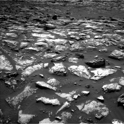 Nasa's Mars rover Curiosity acquired this image using its Left Navigation Camera on Sol 1500, at drive 2256, site number 58