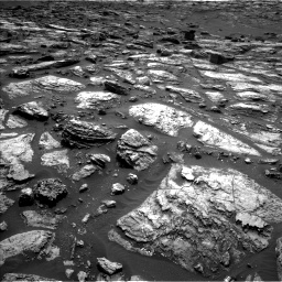 Nasa's Mars rover Curiosity acquired this image using its Left Navigation Camera on Sol 1500, at drive 2274, site number 58