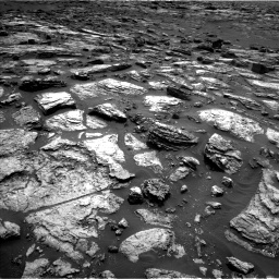 Nasa's Mars rover Curiosity acquired this image using its Left Navigation Camera on Sol 1500, at drive 2280, site number 58