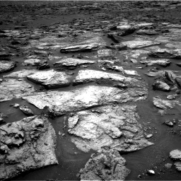 Nasa's Mars rover Curiosity acquired this image using its Left Navigation Camera on Sol 1500, at drive 2334, site number 58