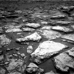 Nasa's Mars rover Curiosity acquired this image using its Left Navigation Camera on Sol 1500, at drive 2352, site number 58