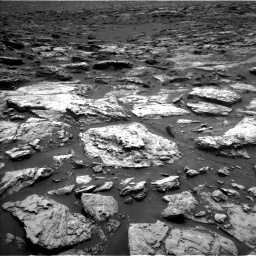 Nasa's Mars rover Curiosity acquired this image using its Left Navigation Camera on Sol 1500, at drive 2364, site number 58