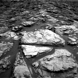 Nasa's Mars rover Curiosity acquired this image using its Left Navigation Camera on Sol 1500, at drive 2382, site number 58