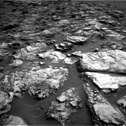 Nasa's Mars rover Curiosity acquired this image using its Left Navigation Camera on Sol 1500, at drive 2388, site number 58