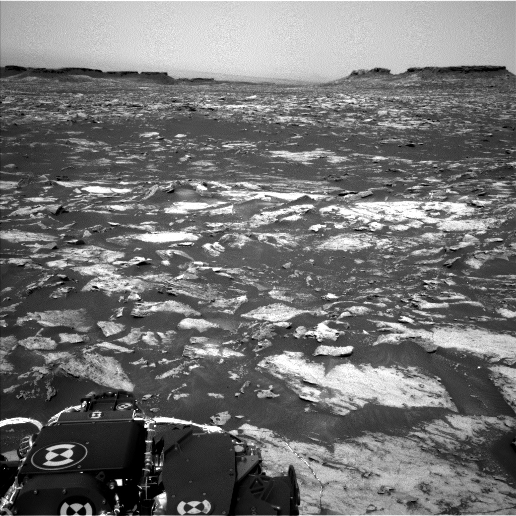 Nasa's Mars rover Curiosity acquired this image using its Left Navigation Camera on Sol 1500, at drive 2394, site number 58