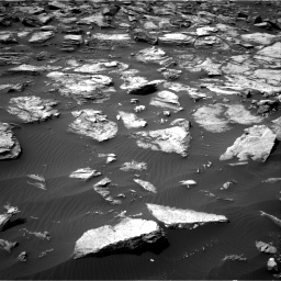 Nasa's Mars rover Curiosity acquired this image using its Right Navigation Camera on Sol 1500, at drive 2202, site number 58