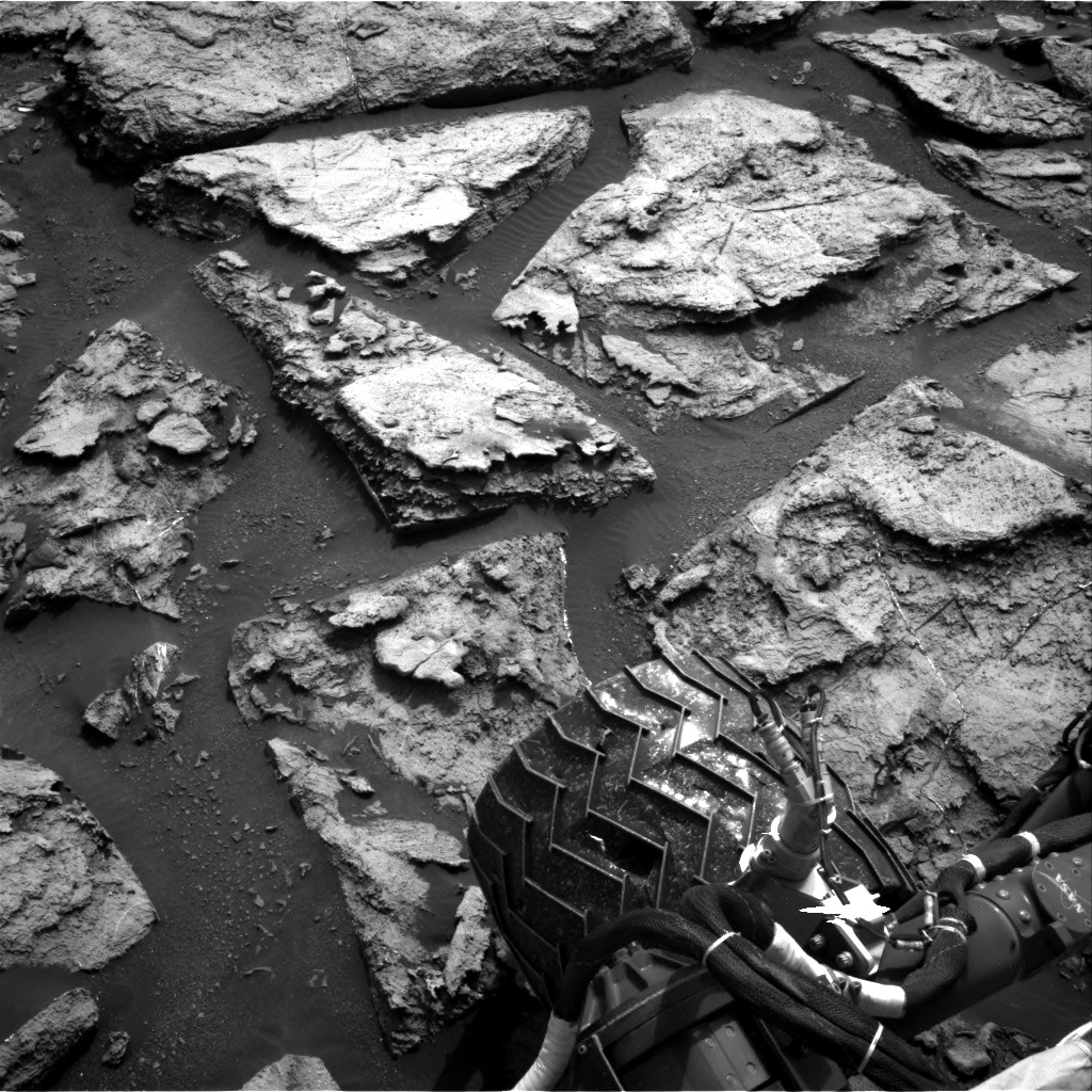 Nasa's Mars rover Curiosity acquired this image using its Right Navigation Camera on Sol 1500, at drive 2394, site number 58