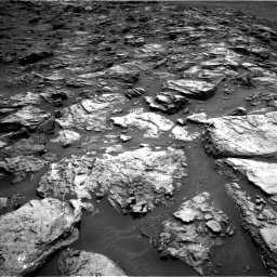Nasa's Mars rover Curiosity acquired this image using its Left Navigation Camera on Sol 1501, at drive 2400, site number 58