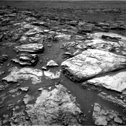 Nasa's Mars rover Curiosity acquired this image using its Left Navigation Camera on Sol 1501, at drive 2418, site number 58