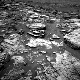 Nasa's Mars rover Curiosity acquired this image using its Left Navigation Camera on Sol 1501, at drive 2424, site number 58