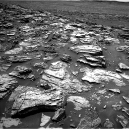 Nasa's Mars rover Curiosity acquired this image using its Left Navigation Camera on Sol 1501, at drive 2430, site number 58