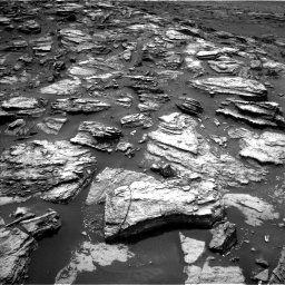 Nasa's Mars rover Curiosity acquired this image using its Left Navigation Camera on Sol 1501, at drive 2436, site number 58