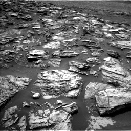 Nasa's Mars rover Curiosity acquired this image using its Left Navigation Camera on Sol 1501, at drive 2442, site number 58