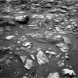 Nasa's Mars rover Curiosity acquired this image using its Left Navigation Camera on Sol 1501, at drive 2466, site number 58