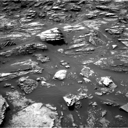 Nasa's Mars rover Curiosity acquired this image using its Left Navigation Camera on Sol 1501, at drive 2490, site number 58