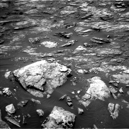 Nasa's Mars rover Curiosity acquired this image using its Left Navigation Camera on Sol 1501, at drive 2520, site number 58
