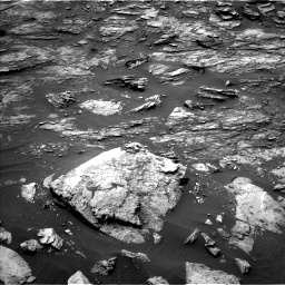 Nasa's Mars rover Curiosity acquired this image using its Left Navigation Camera on Sol 1501, at drive 2532, site number 58