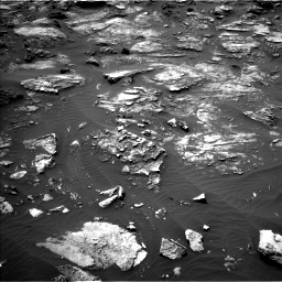 Nasa's Mars rover Curiosity acquired this image using its Left Navigation Camera on Sol 1501, at drive 2550, site number 58