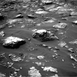 Nasa's Mars rover Curiosity acquired this image using its Left Navigation Camera on Sol 1501, at drive 2568, site number 58
