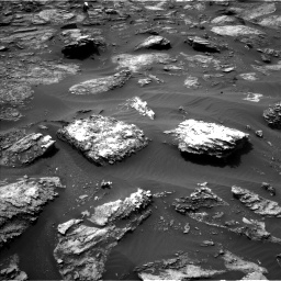 Nasa's Mars rover Curiosity acquired this image using its Left Navigation Camera on Sol 1501, at drive 2580, site number 58