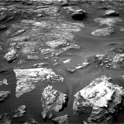Nasa's Mars rover Curiosity acquired this image using its Left Navigation Camera on Sol 1501, at drive 2598, site number 58