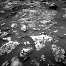 Nasa's Mars rover Curiosity acquired this image using its Left Navigation Camera on Sol 1501, at drive 2604, site number 58