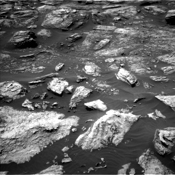 Nasa's Mars rover Curiosity acquired this image using its Left Navigation Camera on Sol 1501, at drive 2610, site number 58