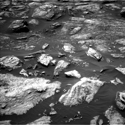 Nasa's Mars rover Curiosity acquired this image using its Left Navigation Camera on Sol 1501, at drive 2616, site number 58