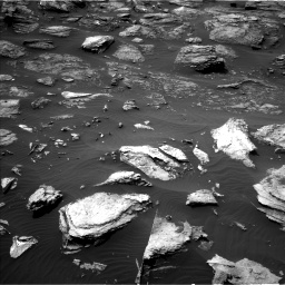 Nasa's Mars rover Curiosity acquired this image using its Left Navigation Camera on Sol 1501, at drive 2634, site number 58