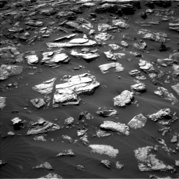 Nasa's Mars rover Curiosity acquired this image using its Left Navigation Camera on Sol 1501, at drive 2712, site number 58