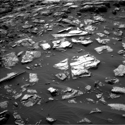 Nasa's Mars rover Curiosity acquired this image using its Left Navigation Camera on Sol 1501, at drive 2718, site number 58