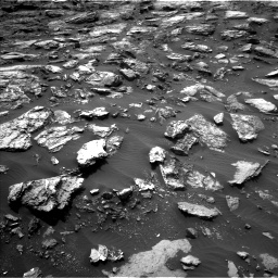 Nasa's Mars rover Curiosity acquired this image using its Left Navigation Camera on Sol 1501, at drive 2742, site number 58